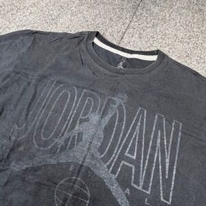 Jordan Mens Basketball Jumpman Graphic T-Shirt Black Large Z39-45